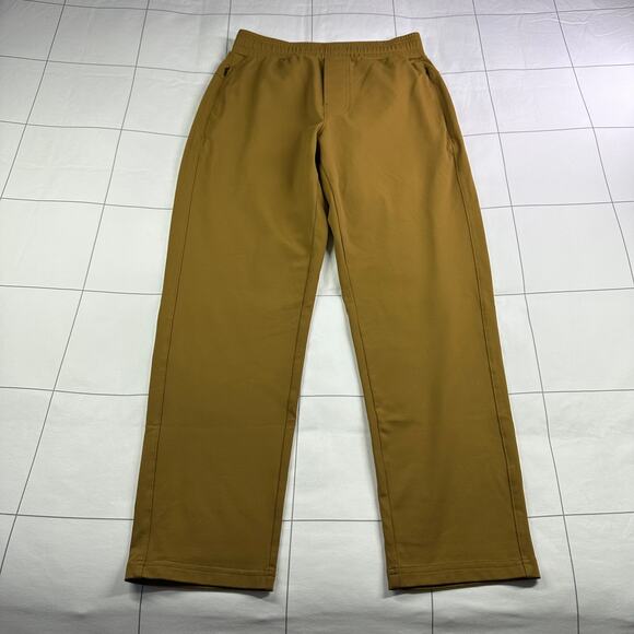 Public Rec Pants Mens 28 Gold Brown All Day Every Day Jogger Stretch Travel Tan - Picture 1 of 13